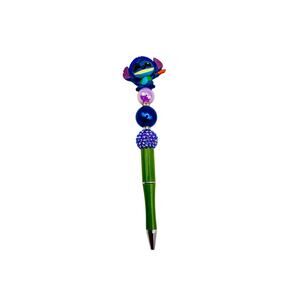 Disney Stitch Pirate eye patch themed handmade ink pen purple gift for any age